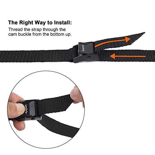 Ayaport Lashing Straps With Buckles Adjustable Cam Buckle Tie Down Cinch Strap For Packing - Cheap Fitting