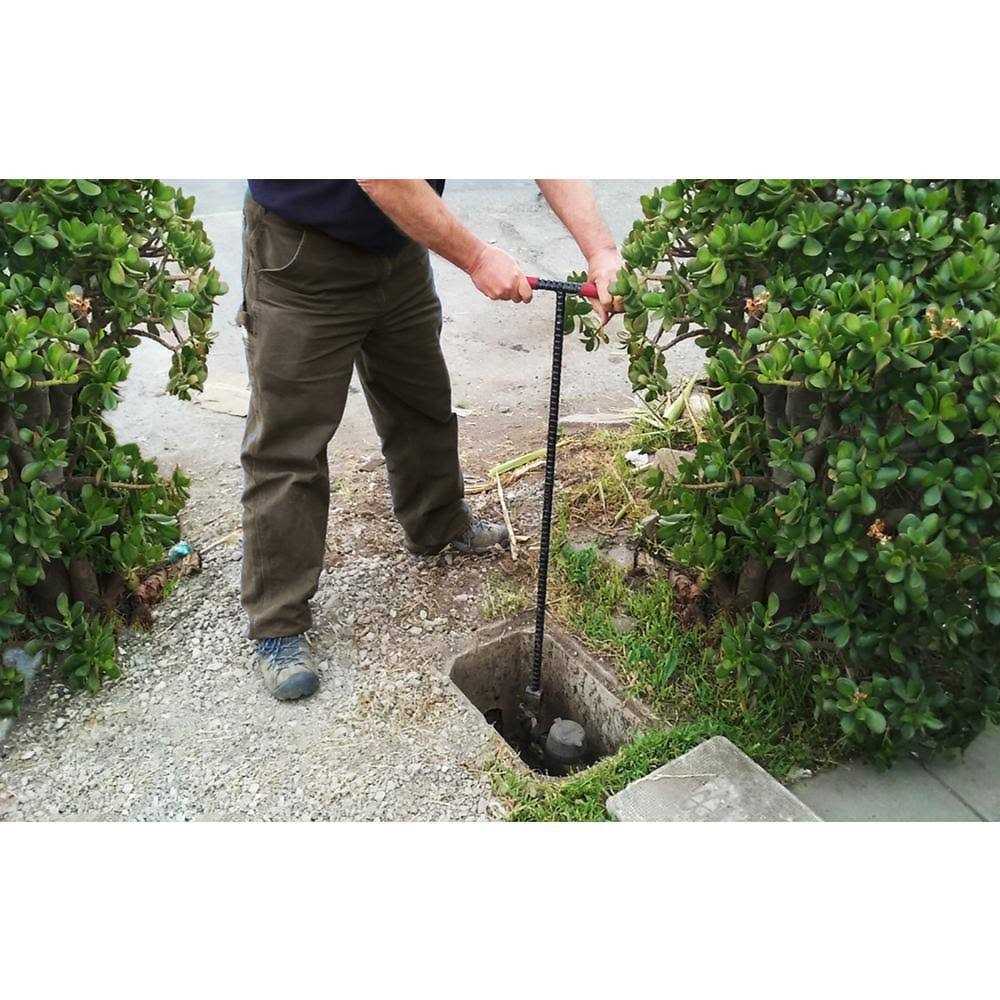 36 in. Solid Steel Water Meter Valve Key with Grips - Cheap Fitting