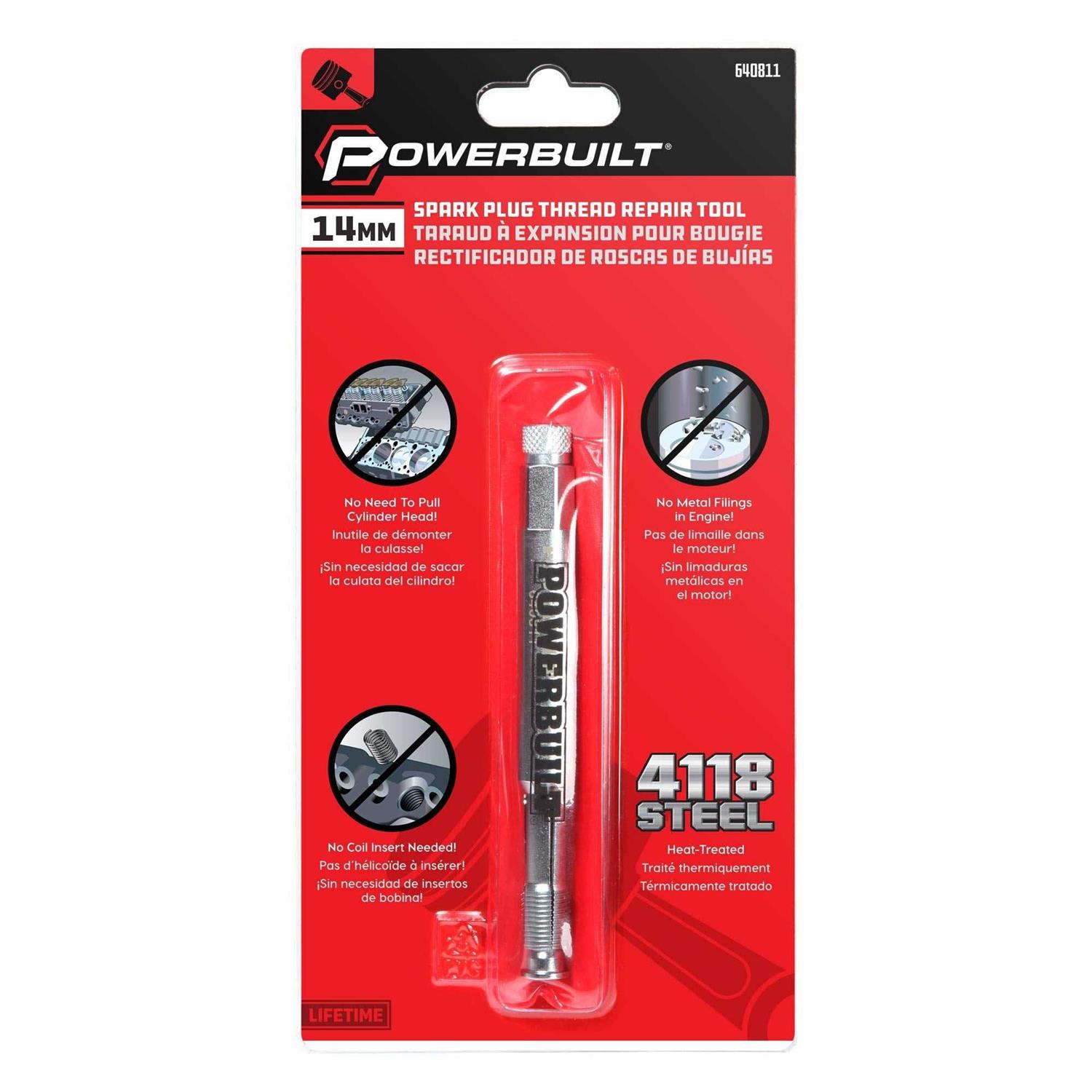 Powerbuilt 640811 14mm Back-Tap Thread Repair Tool - Cheap Fitting