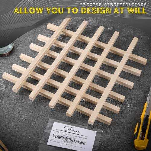 12” x Square Wood Dowel Rods Hardwood Square Sticks for DIY Projects - Cheap Fitting