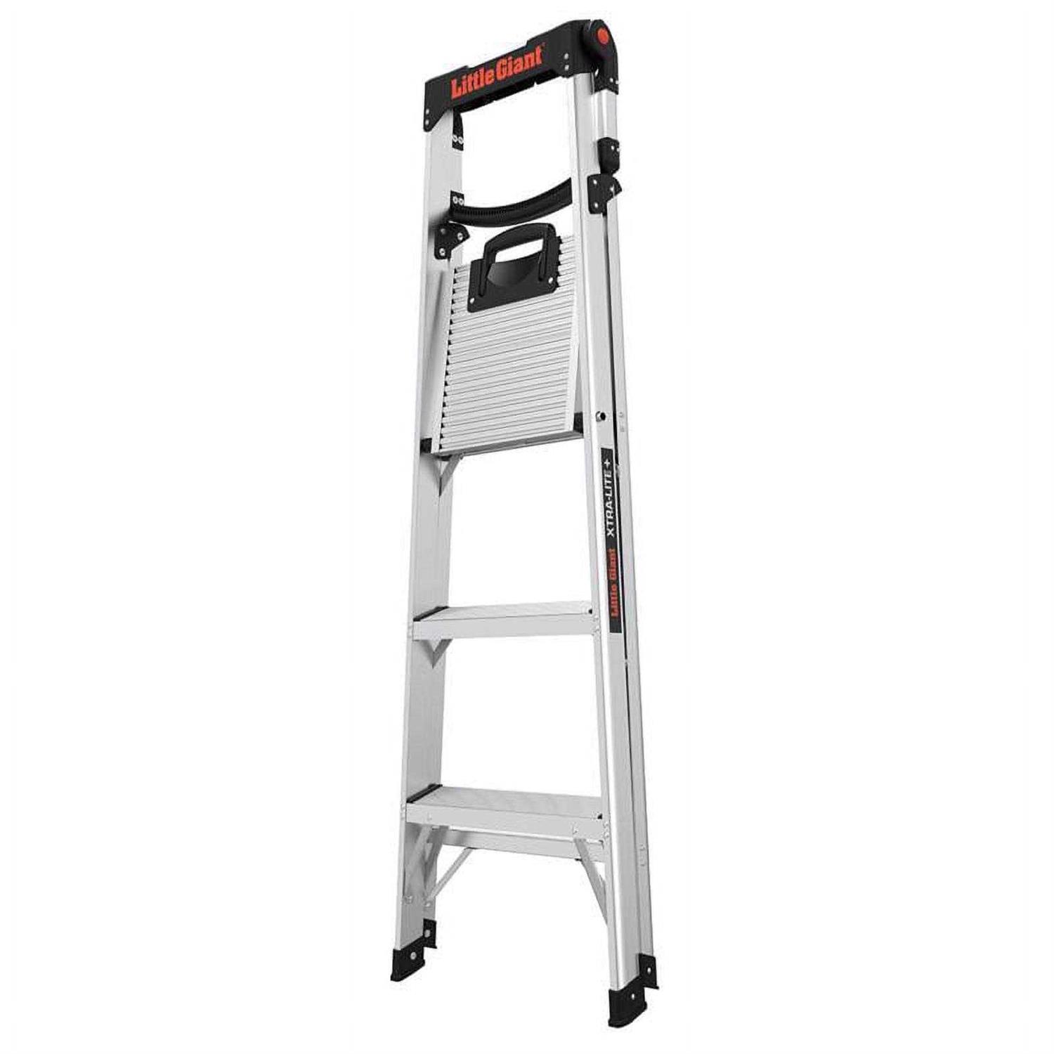 Little Giant Xtra-Lite Plus 5 ft. H Aluminum Step Ladder Type IAA 375 lb. capacity - Cheap Fitting