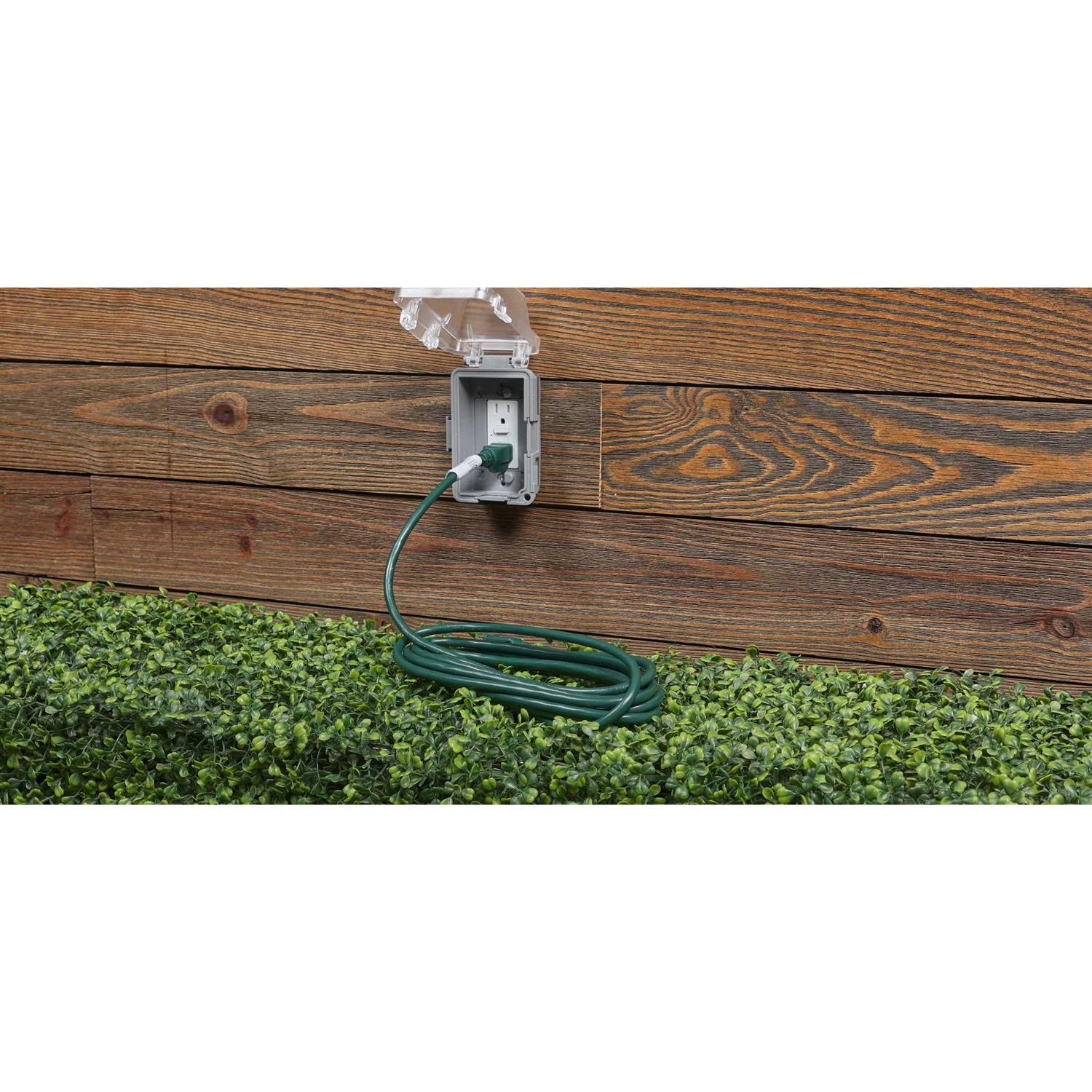 utilitech 15-ft 16/3 3-Prong Outdoor sjtw Light Duty General Extension Cord UT880615 - Cheap Fitting