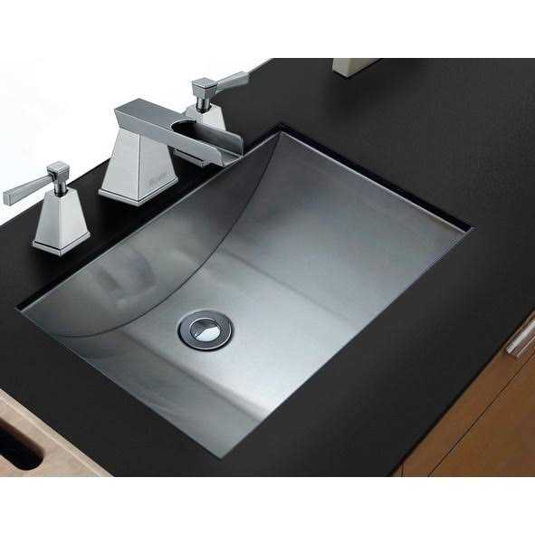 Ruvati RVH6110 Brushed Stainless Steel Bathroom Sink Undermount - Cheap Fitting