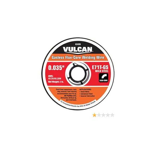 Vulcan E71T-GS Flux Core Welding Wire - Cheap Fitting
