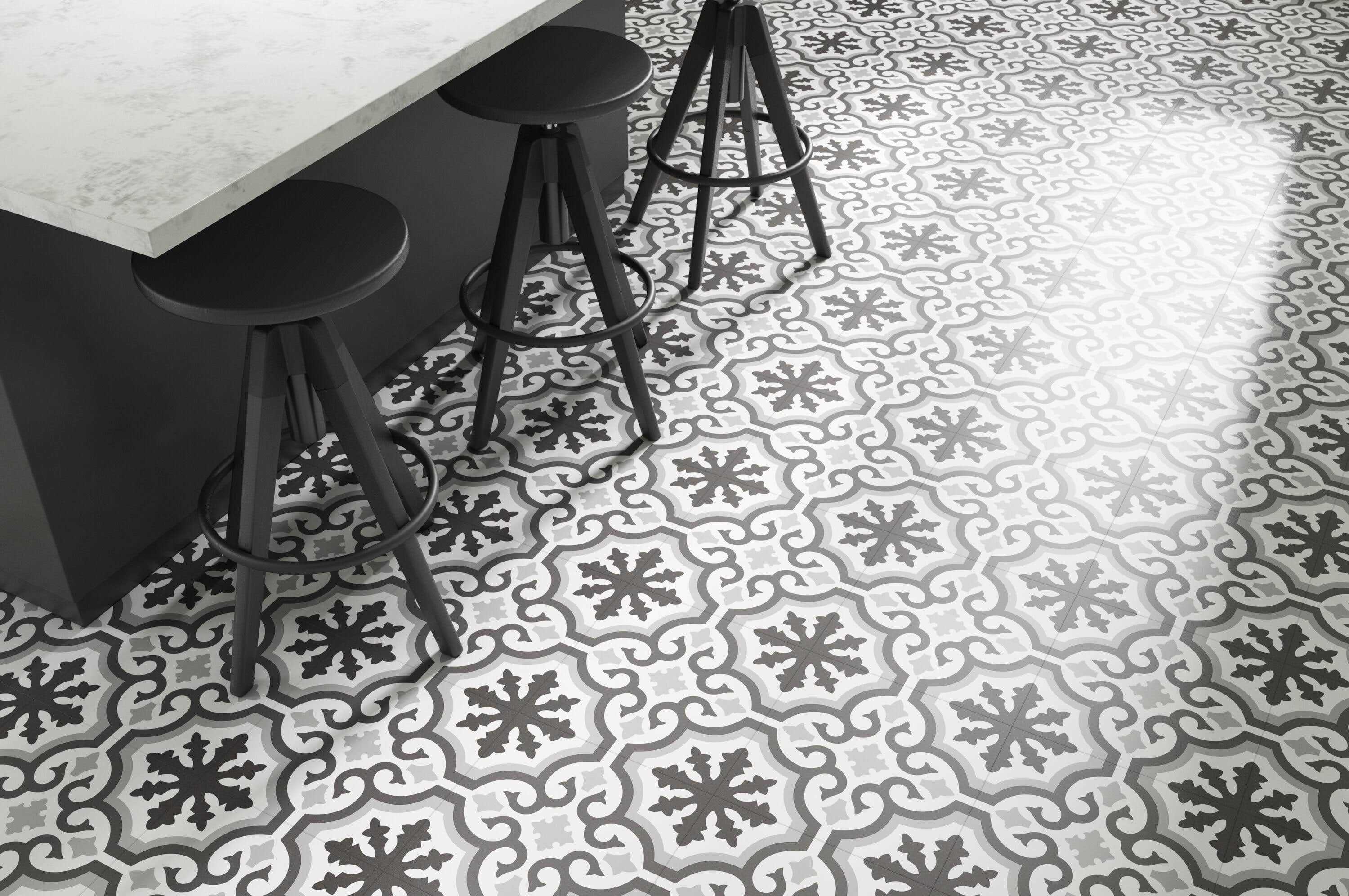 Style Selections Charlotte Deco Water Resistant Peel & Stick Luxury Vinyl Tile Flooring - Cheap Fitting