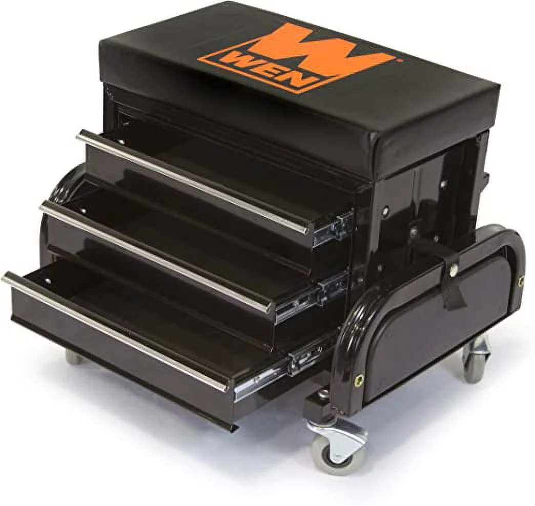 WEN 350-Pound Capacity Garage Glider Rolling Tool Chest Seat - Cheap Fitting