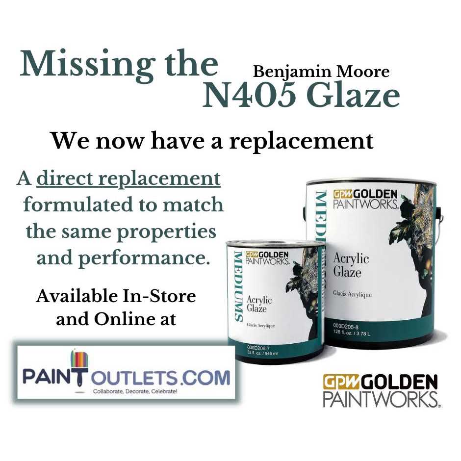 Golden Paintworks Acrylic Glaze - Cheap Fitting