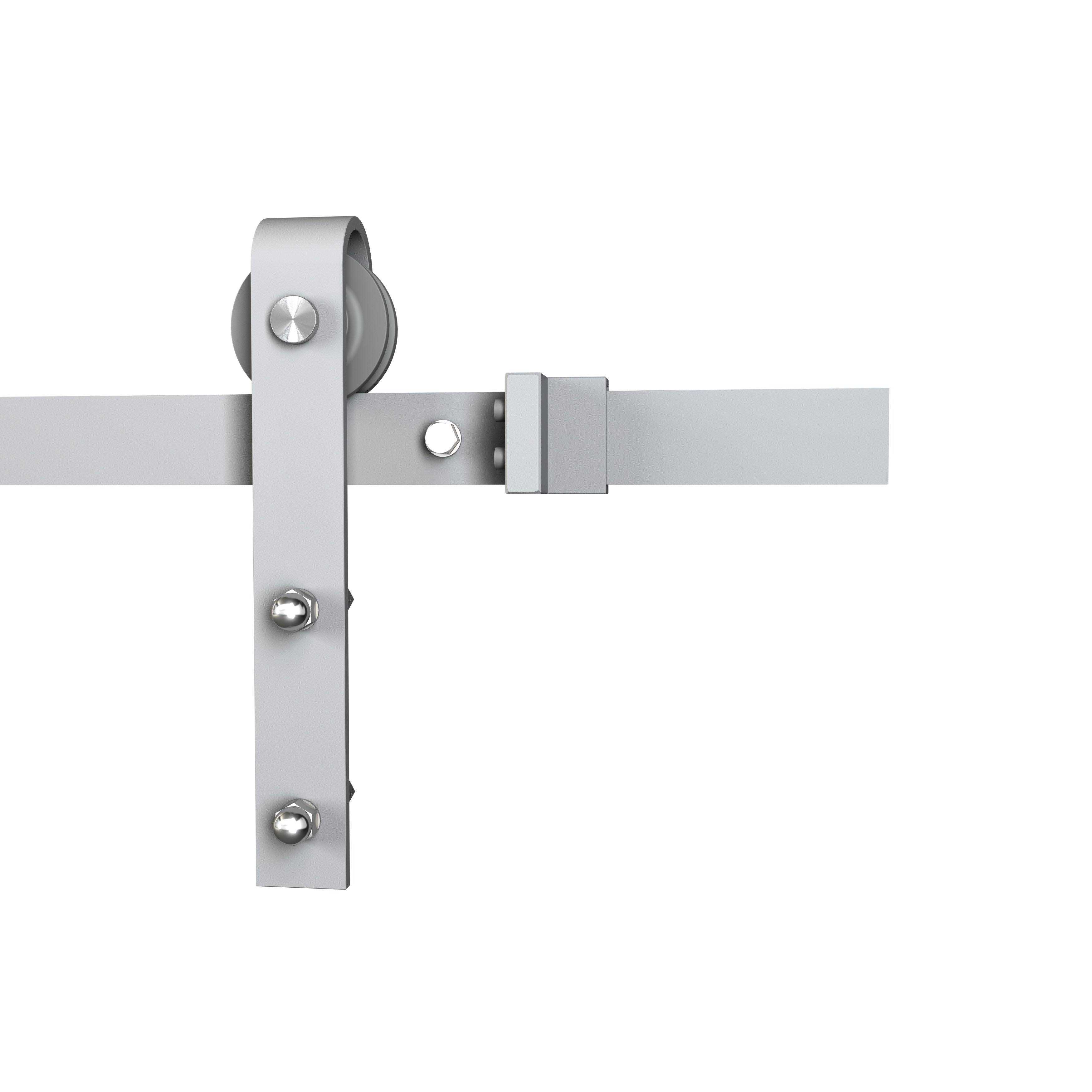 Colonial Elegance 78 in. Brushed Barn Door Roller System SB78RR-BG-ECOM - Cheap Fitting