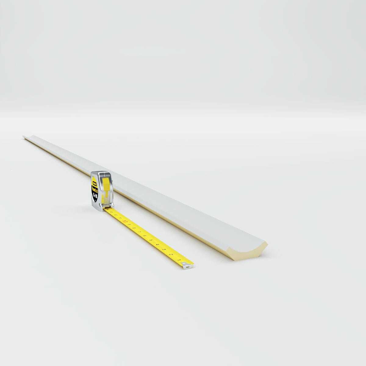 Ekena Millwork MLD02X01X02RE Reece Traditional Smooth Crown Moulding - Cheap Fitting