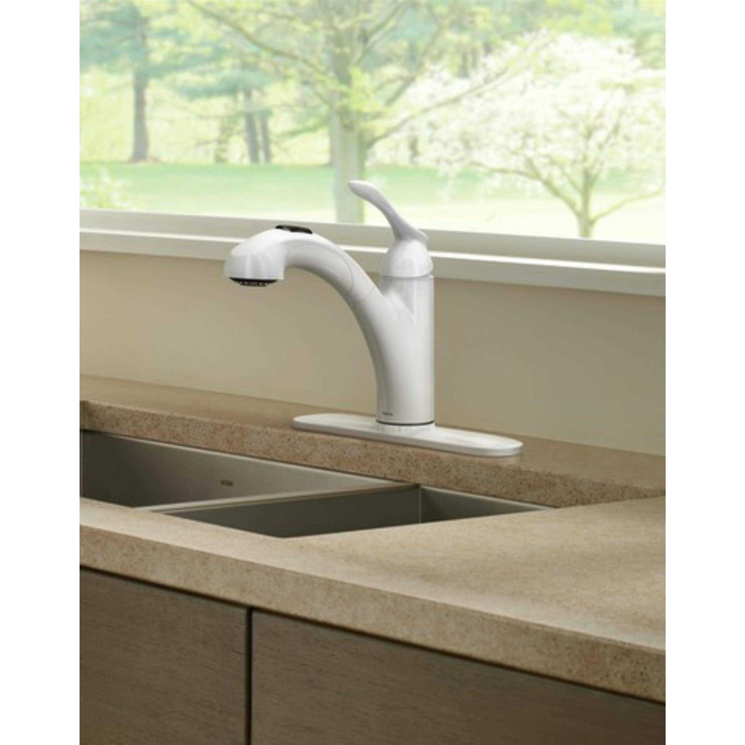 Moen Banbury Single Handle Kitchen Faucet - Cheap Fitting