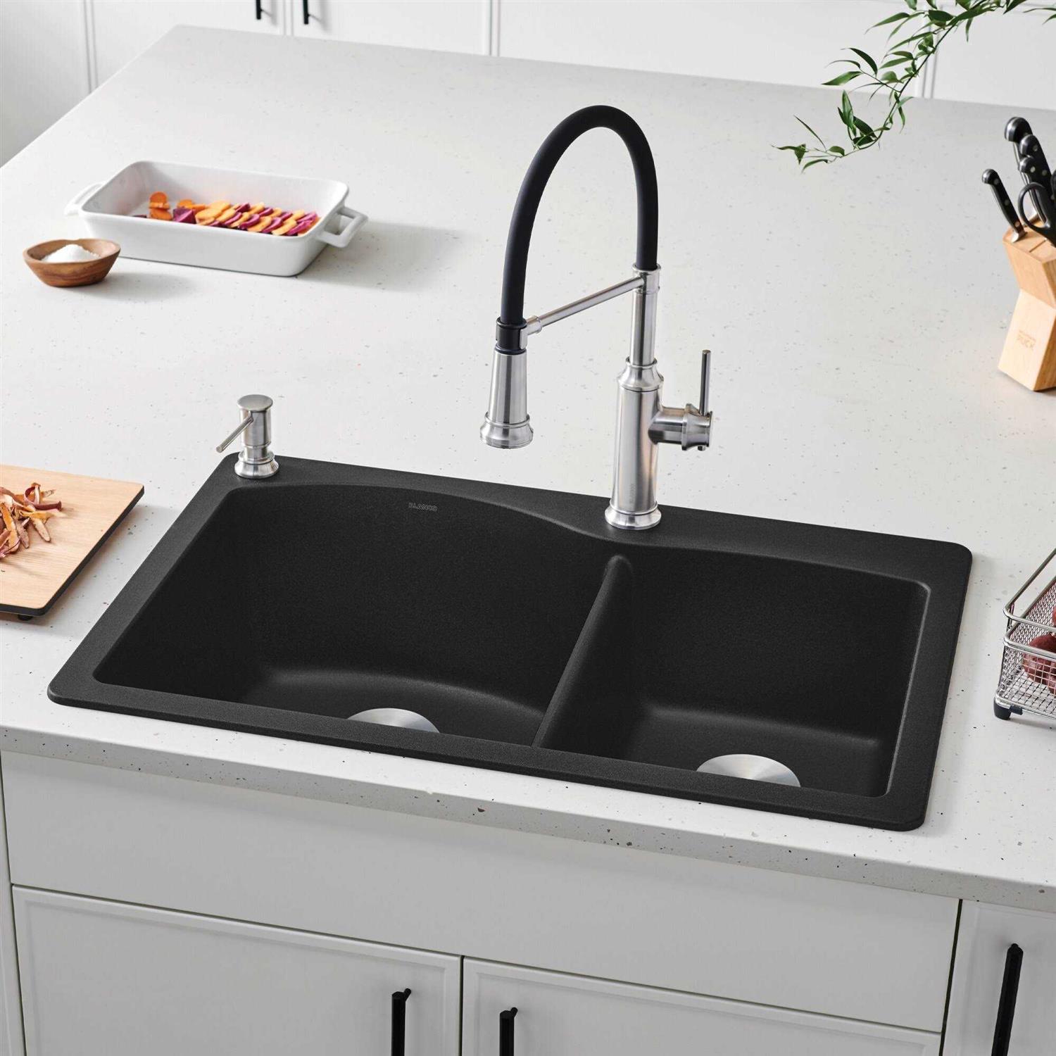 Blanco 440215 Diamond Double Bowl Kitchen Sink - Cheap Fitting