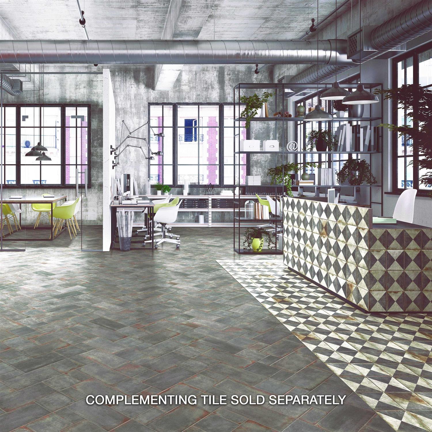 Merola Tile D’Anticatto Decor Triangoli Porcelain Floor and Wall Tile - Cheap Fitting