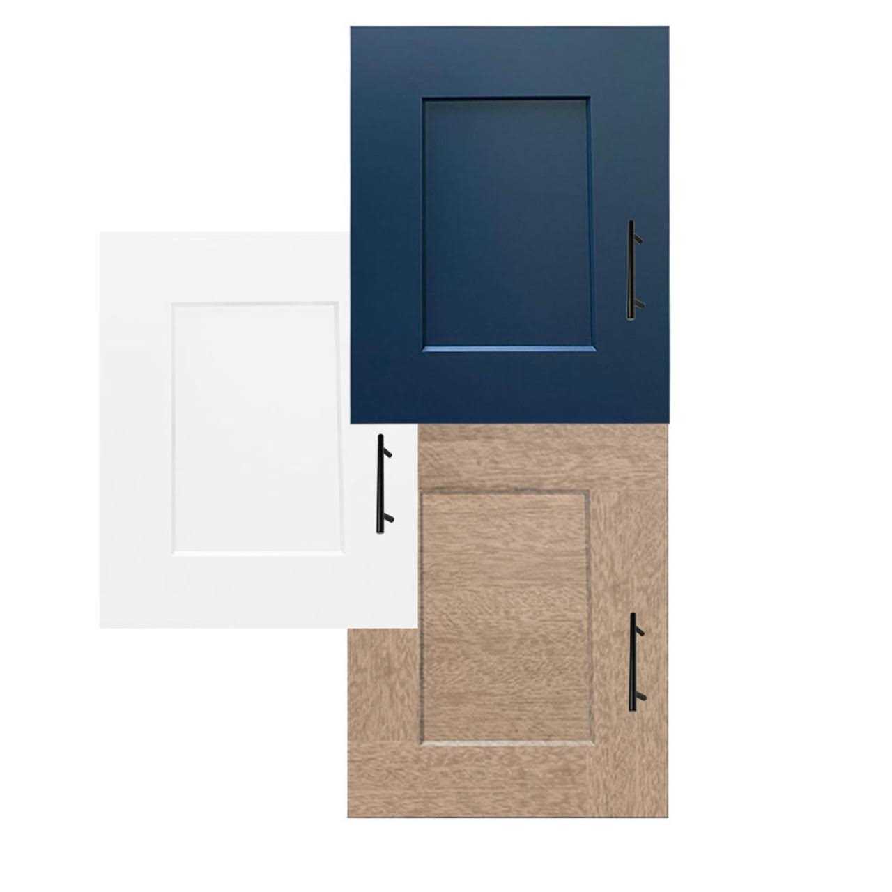 Cosmas 305-320FB Flat Black Cabinet Hardware Euro Style Bar Handle Pull - Cheap Fitting