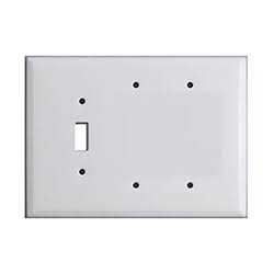 Mulberry 86133 3-Gang White Switch/2-Blank - Cheap Fitting