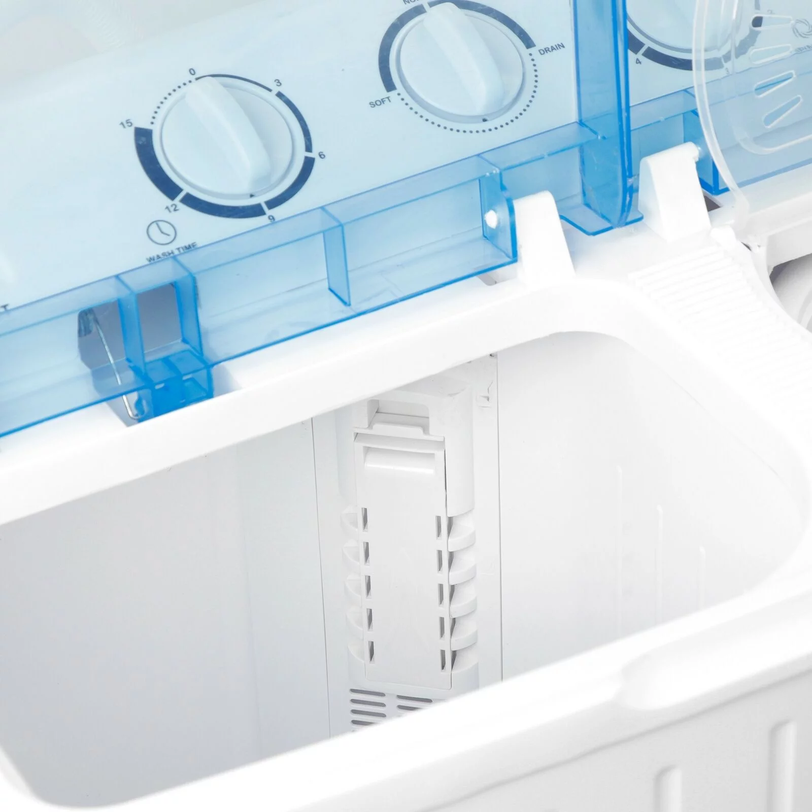 ZENSTYLE 2IN1 Semiautomatic Mini Compact Twin Tub Washing Machine 17.6lbs Home Portable Washer - Cheap Fitting