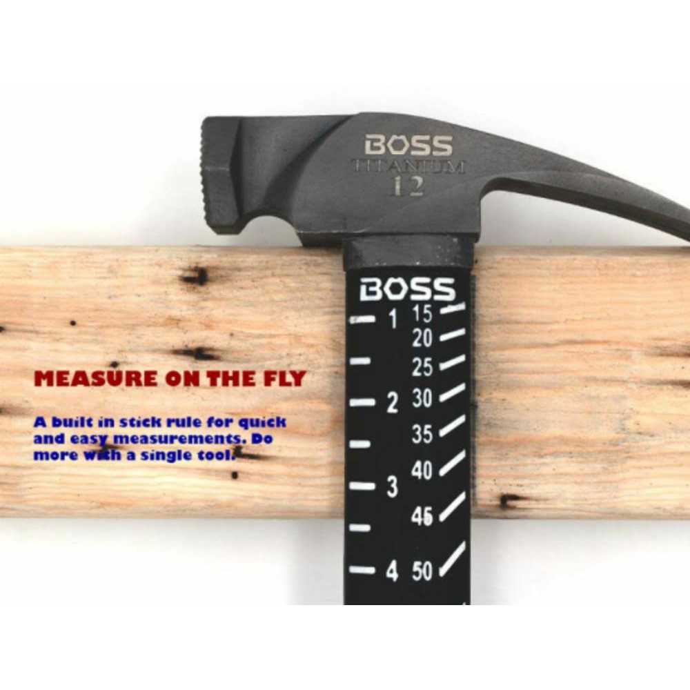 Boss Hammers 22oz Steel Hybrid Fiberglass Handle Hammer Milled Face BH22STPFM - Cheap Fitting