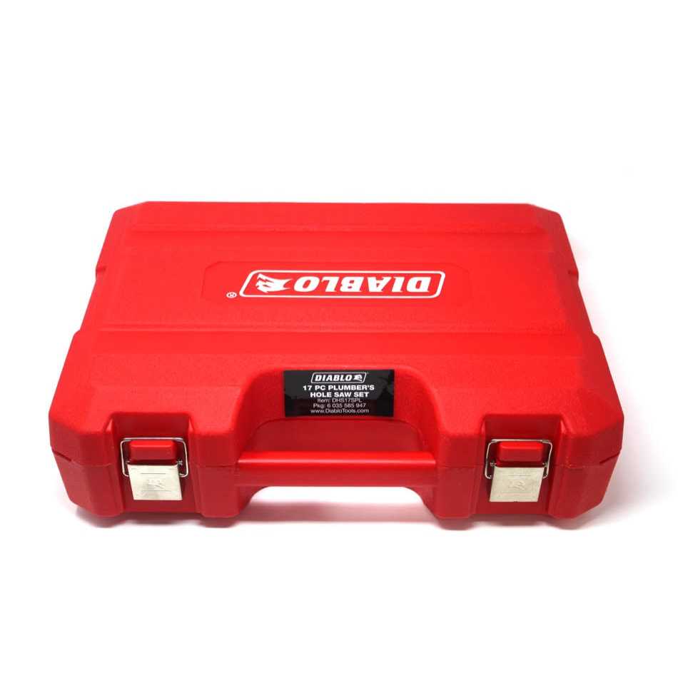 Diablo DHS17SPL 17 pc Plumber’s Bi-Metal Hole Saw Set - Cheap Fitting