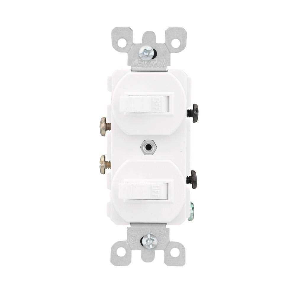 Leviton 5224-2W AC Combination Switch - Cheap Fitting