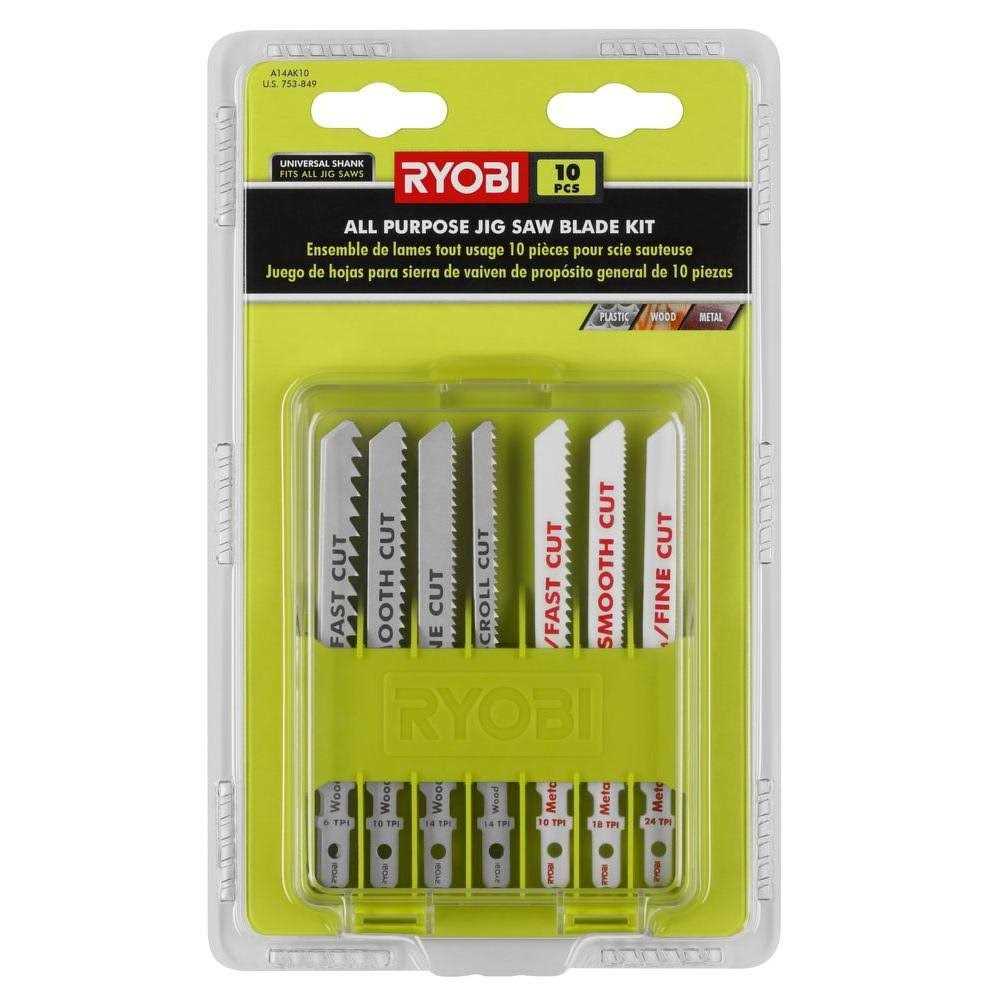 Ryobi A14AK10 All-Purpose Jig Saw Blade Kit - Cheap Fitting