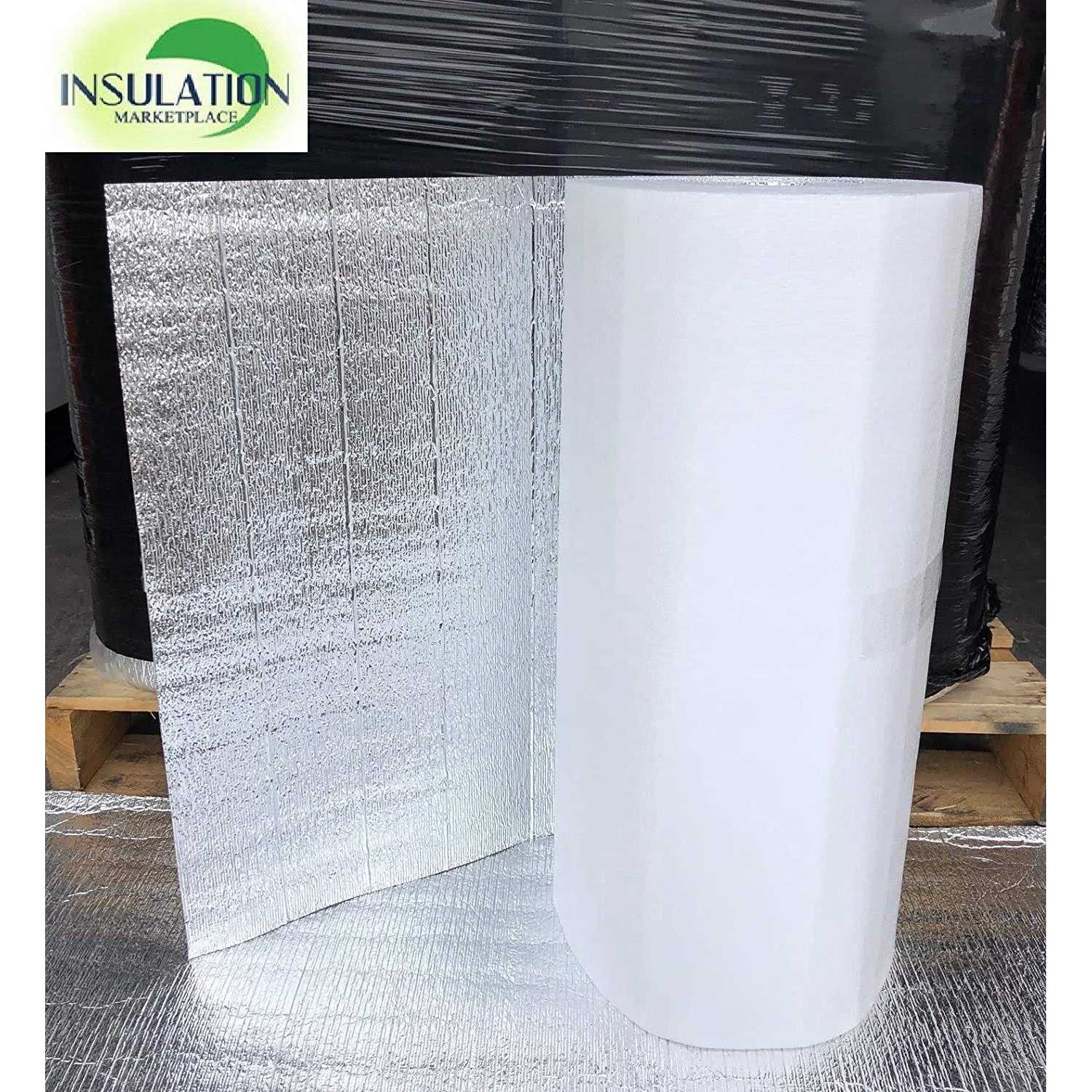 INSULATION MARKETPLACE Smartshield -5mm Reflective Insulation Roll Foam Core Radiant Barrier - Cheap Fitting