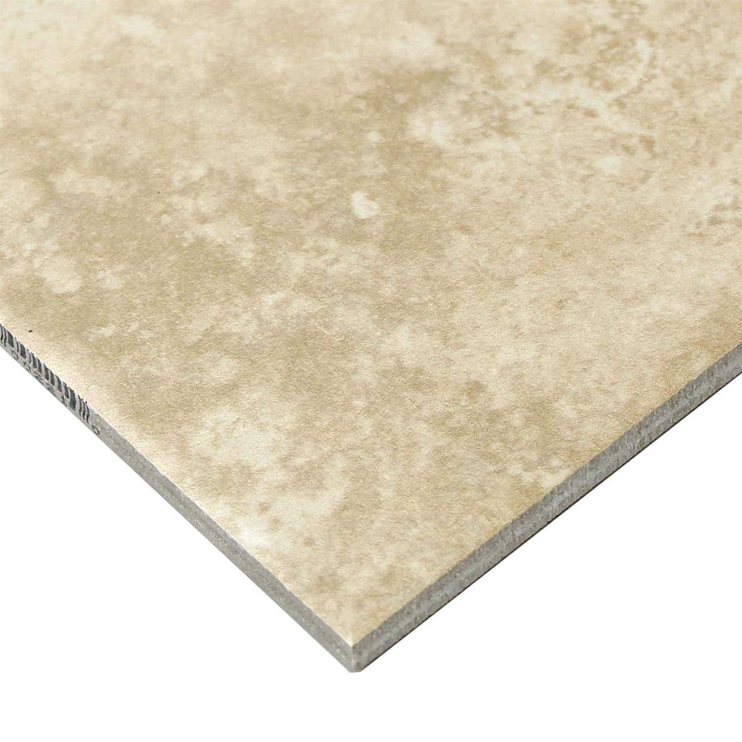 Style Selections 12 x 12 Capri Classic Glazed Porcelain Marble Look Floor Tile PORC12C - Cheap Fitting