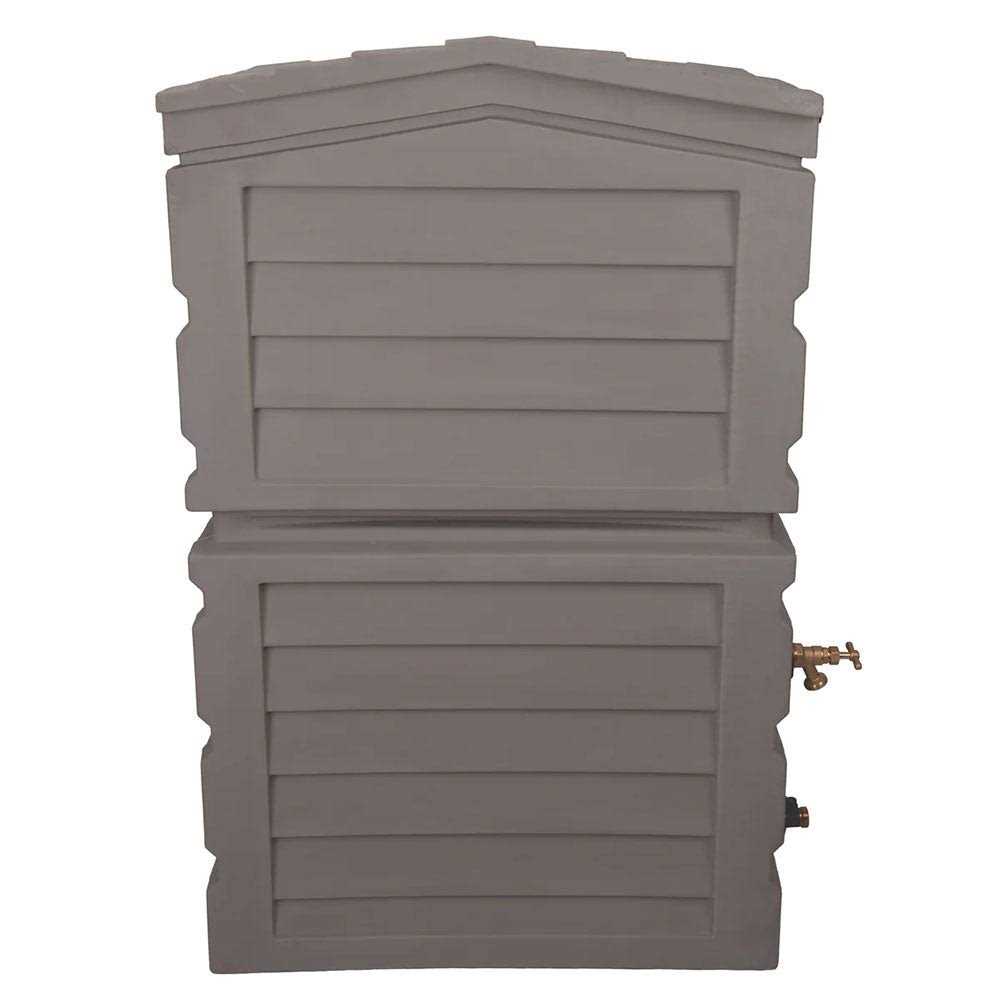 RTS Home Accents Polyethylene 25 Gallon Rainwater Shed Collector 555700200A - Cheap Fitting