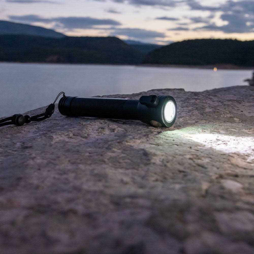 Ready Hour 9-in-1 Multi Function LED Solar Rechargeable Flashlight - Cheap Fitting