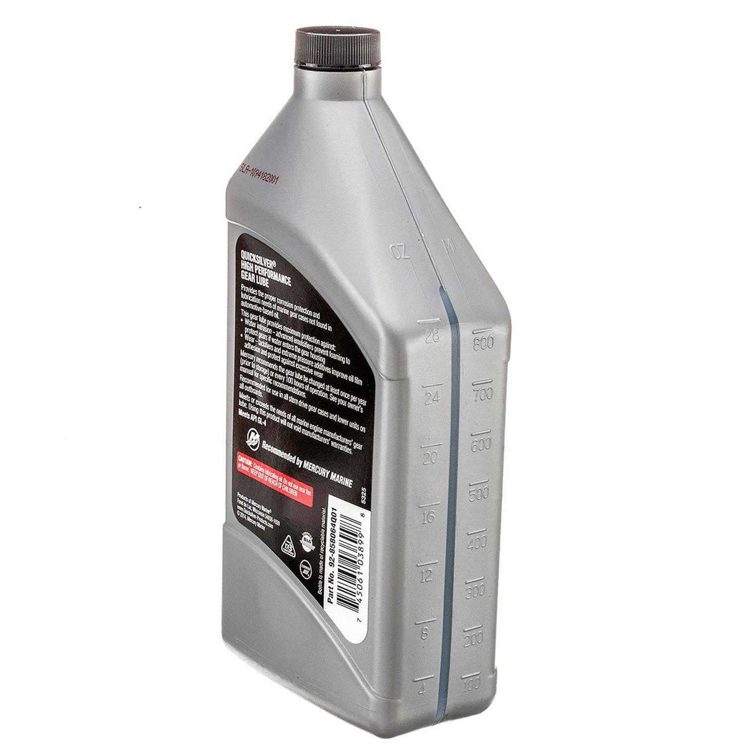 Quicksilver SAE 90 High Performance Gear Lube - Cheap Fitting