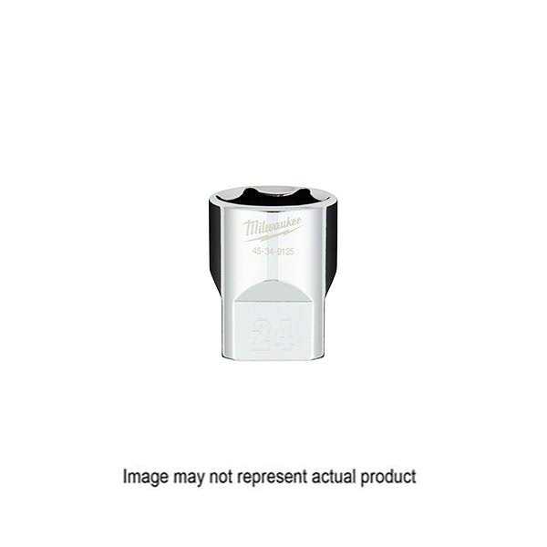 Milwaukee 1/2 in. Drive Metric 6-Point Socket with FOUR FLAT Sides 45-34 - Cheap Fitting