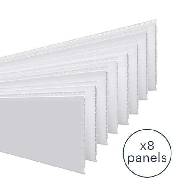 Trusscore 8 ft PVC Wall&CeilingBoard Panel White - Cheap Fitting