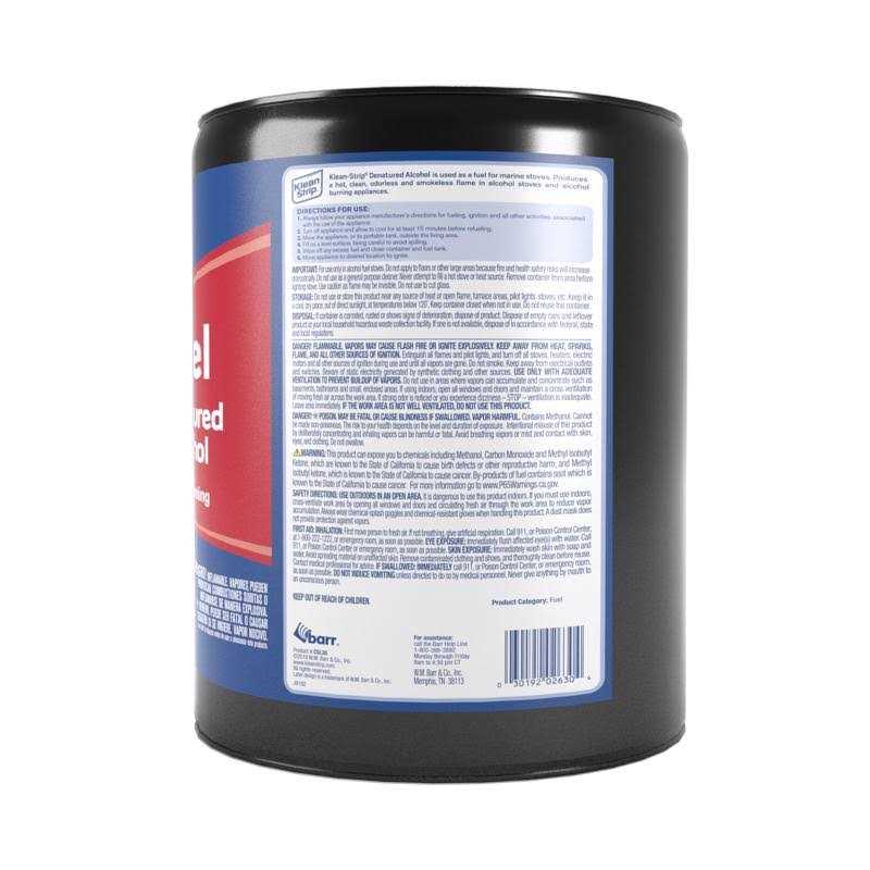 Klean-Strip CSL26 Alcohol Denatured 5 gal - Cheap Fitting