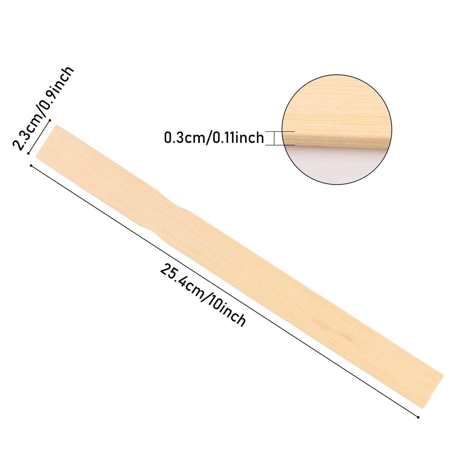 Bamboo Paint Stir Sticks Rewiss Paint Sticks Wood Stirrers Paddles Resin or Wooden Craft Sticks, Garden and Library Markers - Cheap Fitting