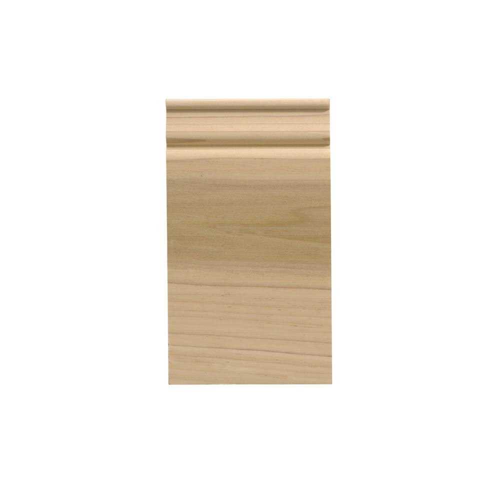 Ornamental Mouldings 742PB 1-1/16 in. x 3-1/2 in. x 6-1/2 in. Pine Plinth Block Moulding - Cheap Fitting