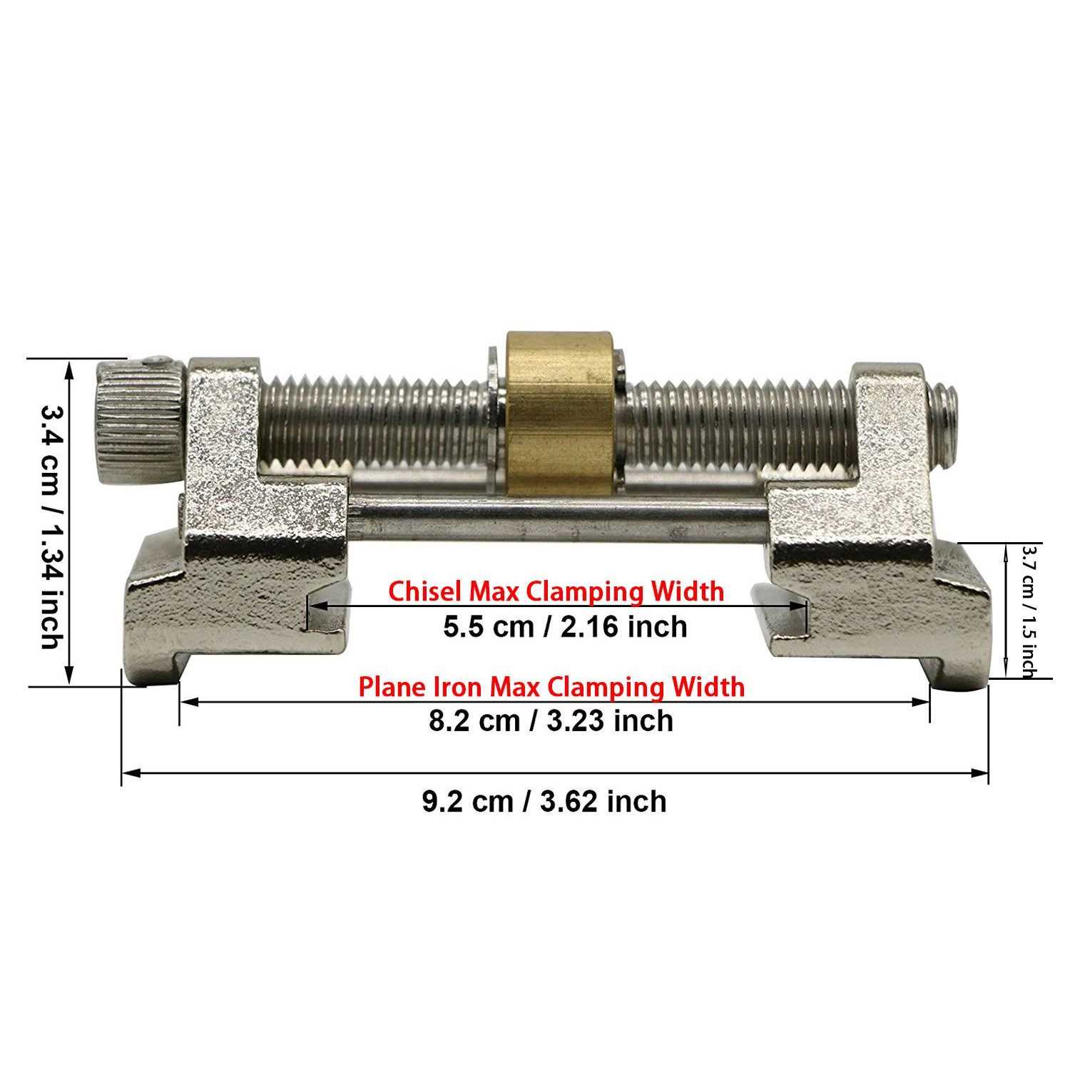 LepoHome Stainless Steel Honing Guide with Brass Roller for Wood C - Cheap Fitting