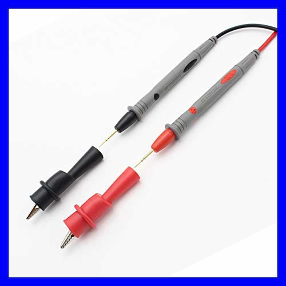 Multimeter Test Leads Kit Precision Sharp Probe Test Lead 1000V 20A Gold-Plated Probe Leads with Alligator Clips - Cheap Fitting