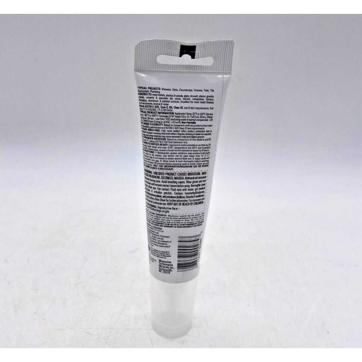 GE Advanced Silicone Kitchen Bath Sealant - Cheap Fitting