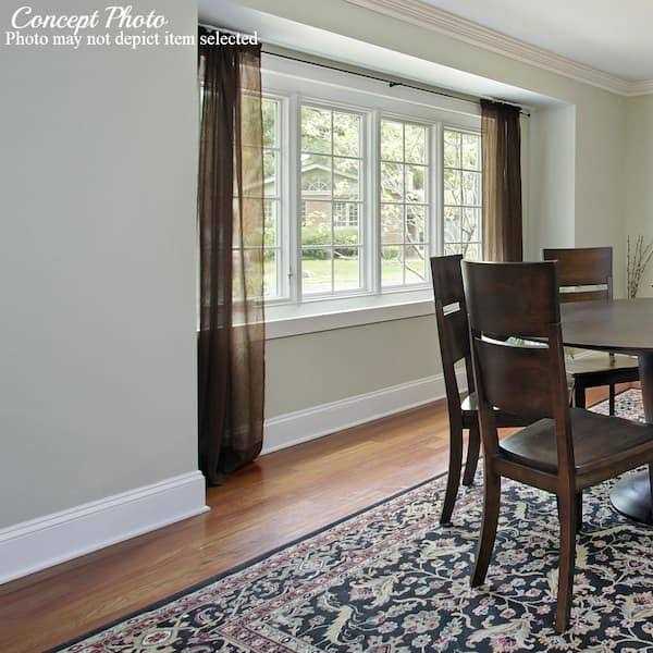 7/8 in x 7-3/4 in x 6 in Unfinished PVC Baseboard Moulding Sample American Pro Decor - Cheap Fitting