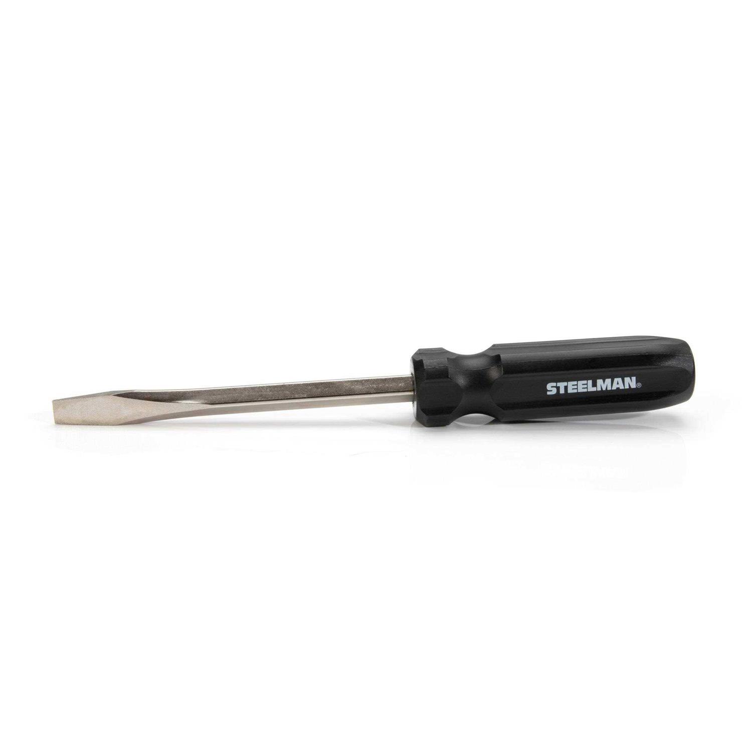 Steelman Slotted Tip Screwdriver with Fluted Handle - Cheap Fitting