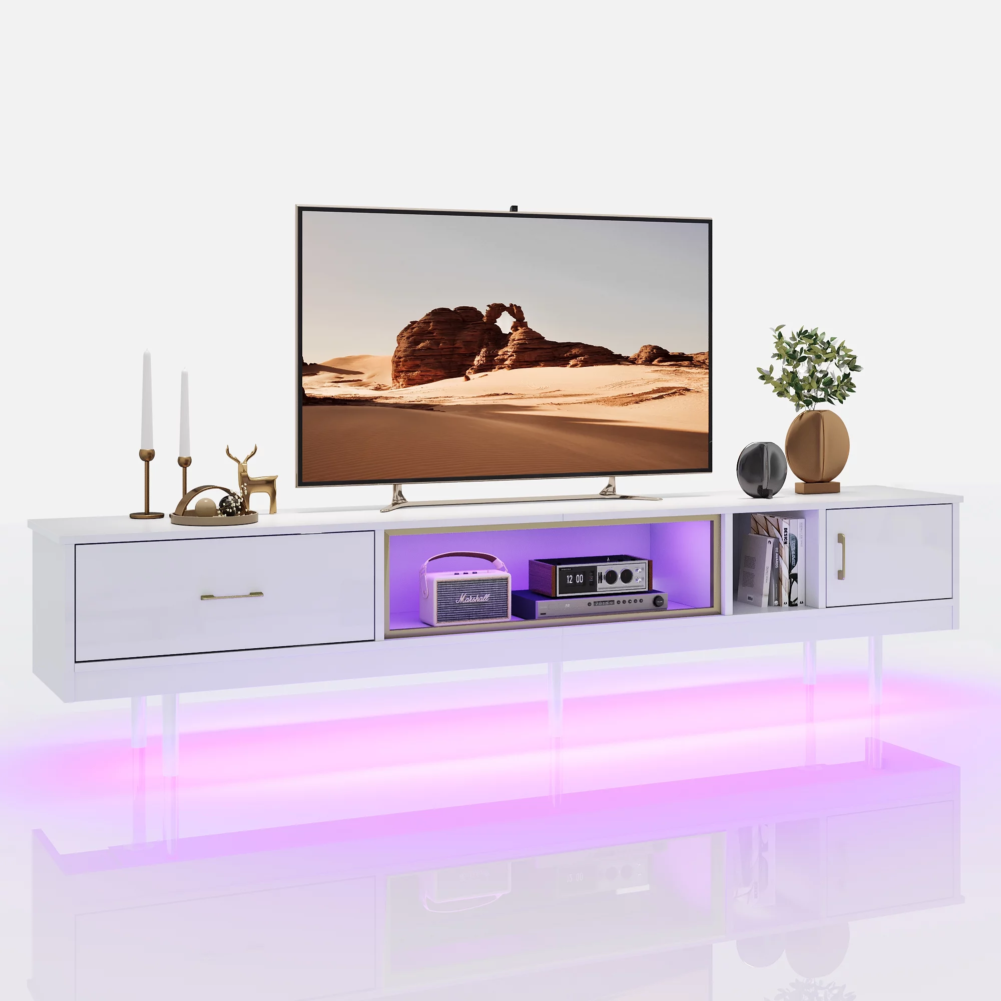 Bestier Modern TV Stand for TVs up to 85