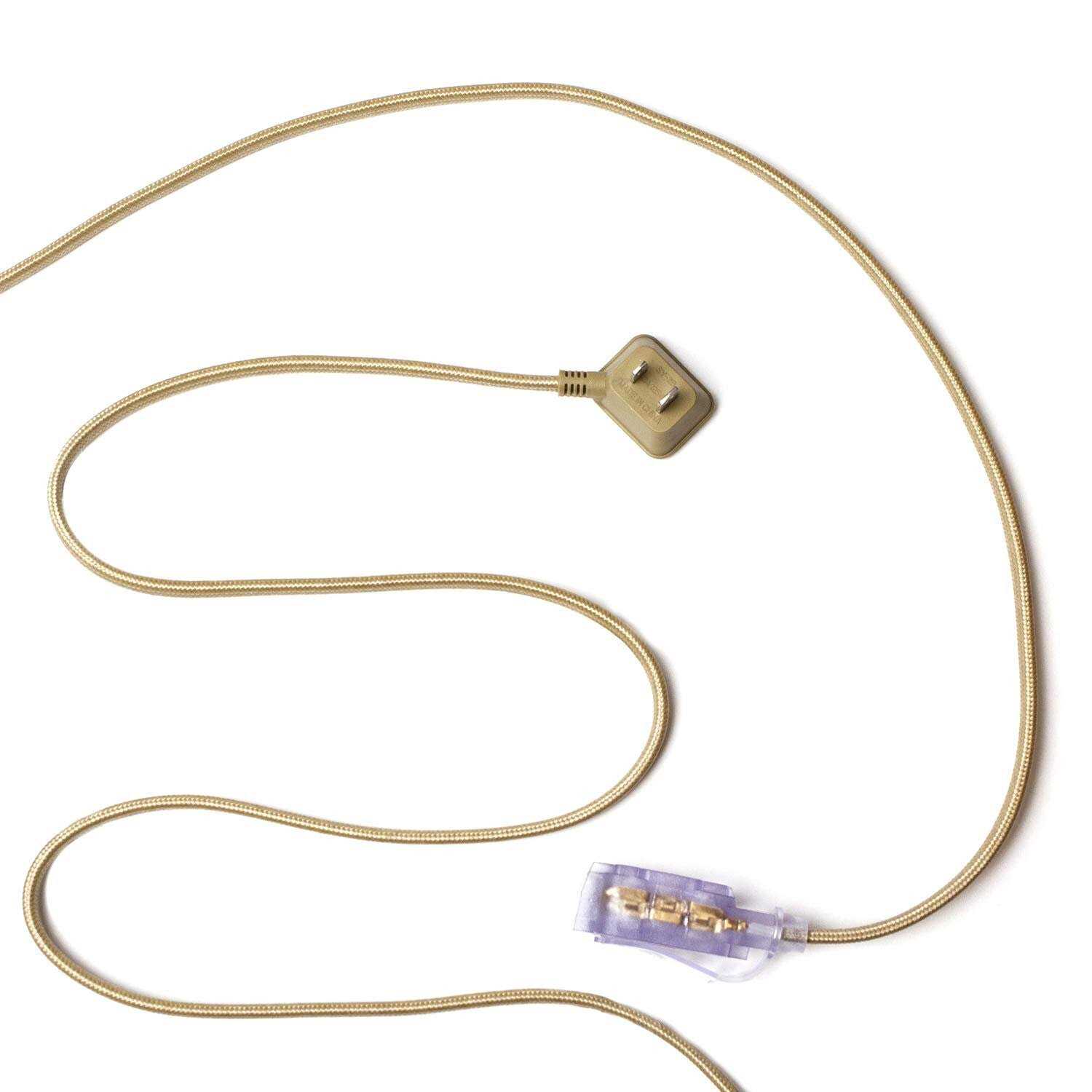 Globe Electric Designer Series 9-ft Fabric Extension Cord - Cheap Fitting