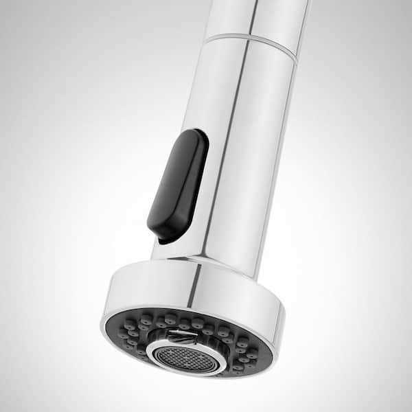 Signature Hardware Ridgeway Single Handle Pull Down Sprayer Kitchen Faucet - Cheap Fitting