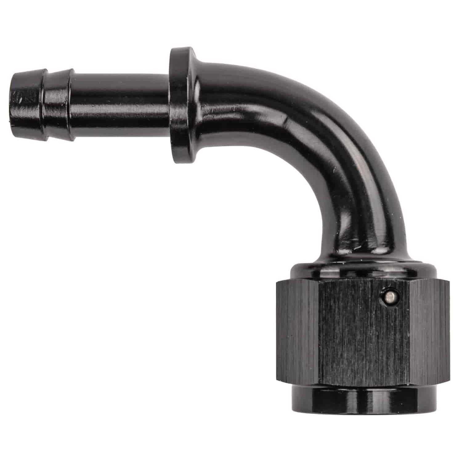 Jegs 110850 AN to 90-Degree Hose Barb Adapter Fitting - Cheap Fitting