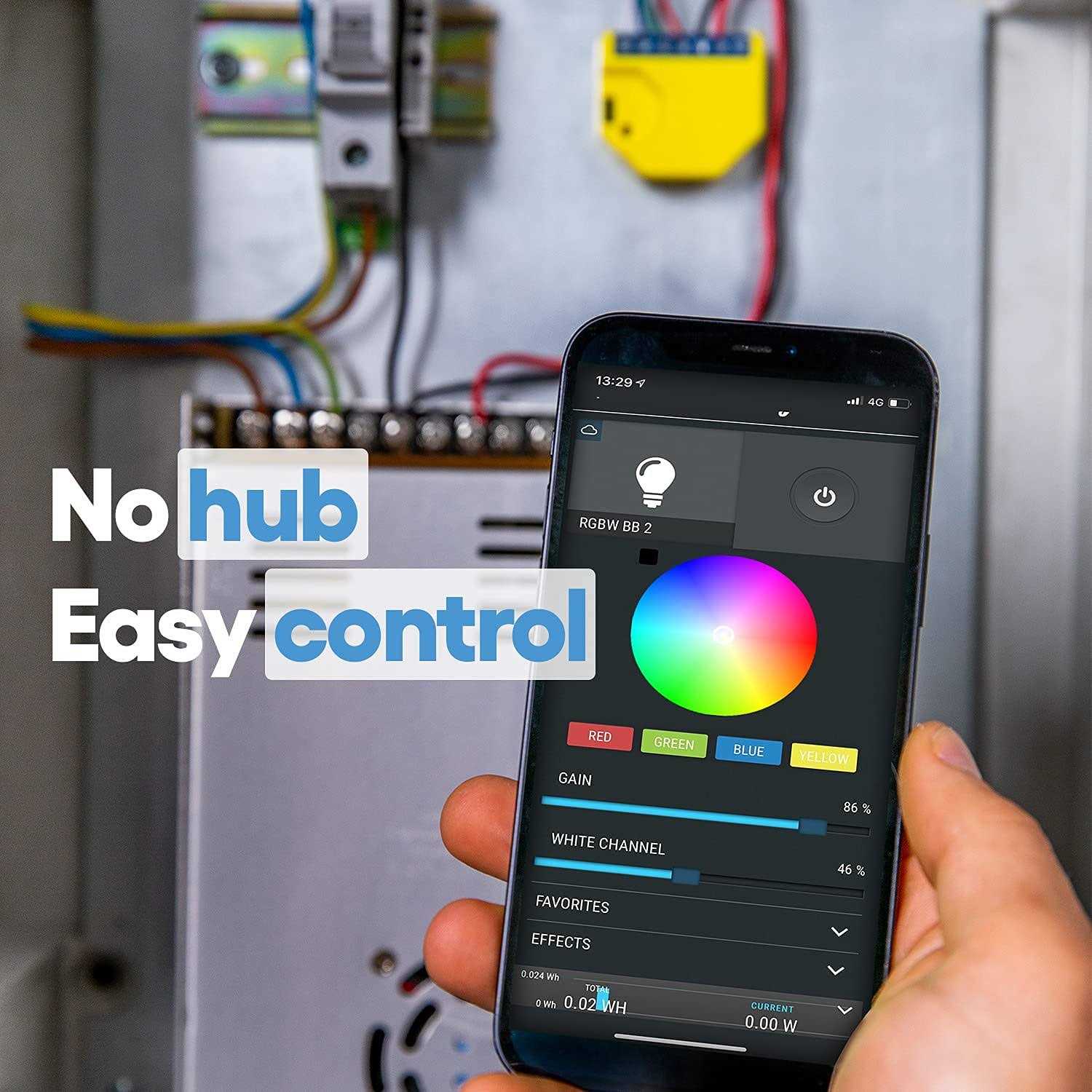 Shelly RGBW2 WiFi LED Controller - Cheap Fitting