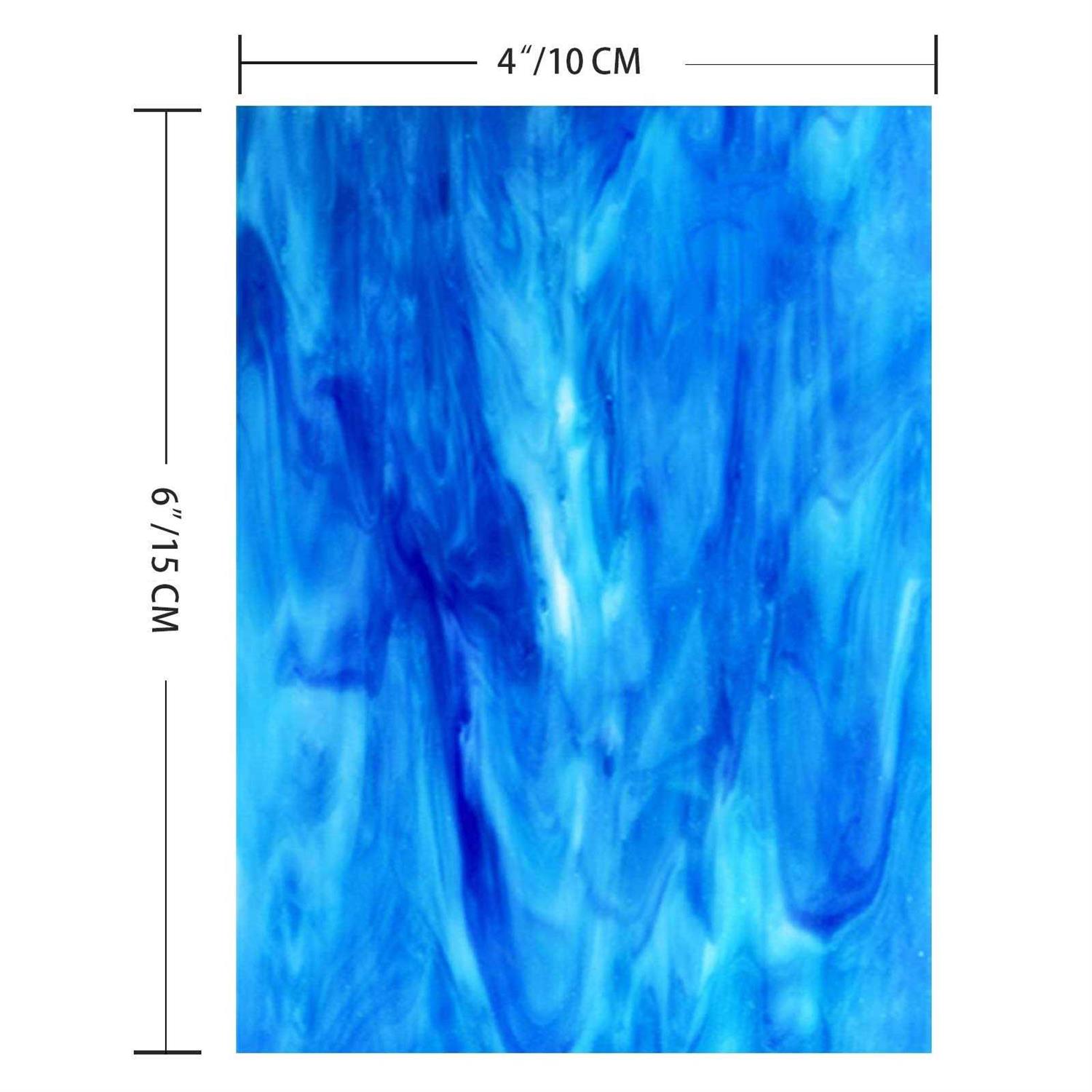 Paljolly 9 Pack Stained Glass Sheets, 4 x 6 inch Mosaic Glass Stained Glass Supplies and Projects - Cheap Fitting