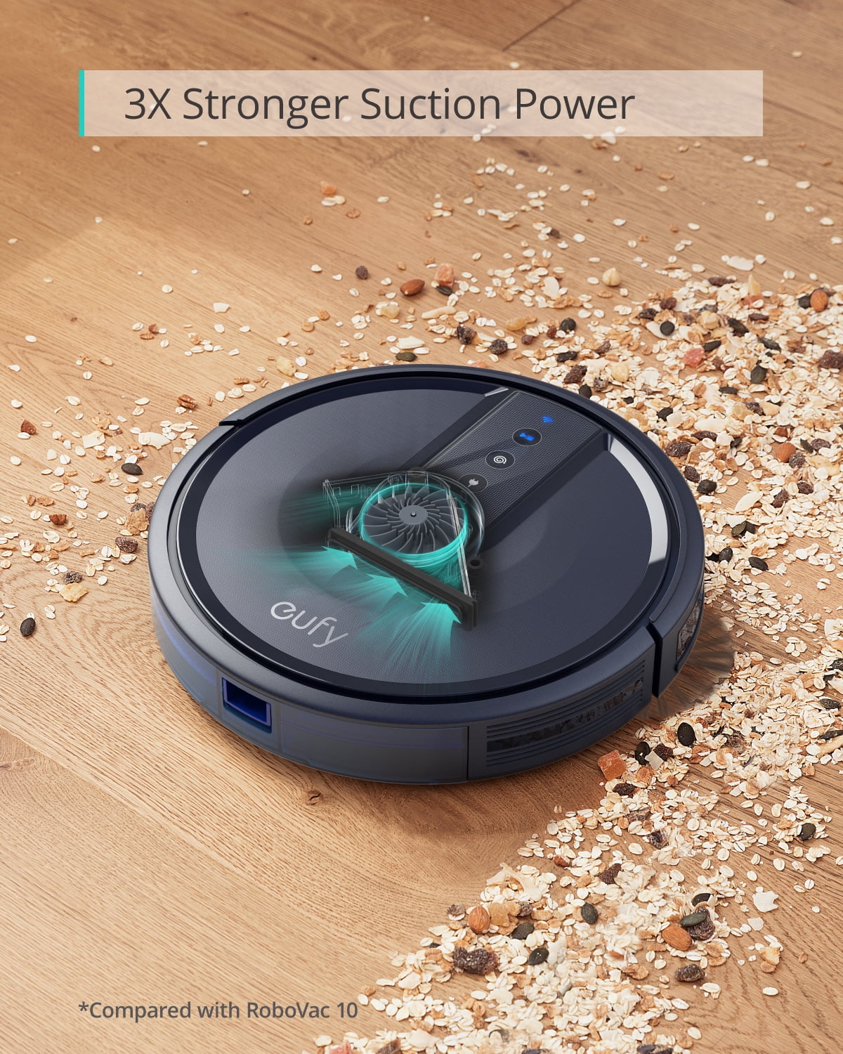 Anker eufy 25C Wi-Fi Connected Robot Vacuum, Great for Picking up Pet Hairs, Quiet, Slim - Cheap Fitting
