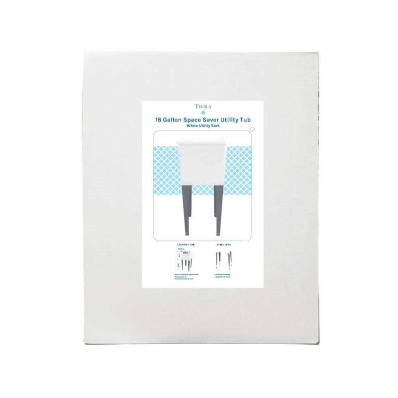 Tehila 17.75 in. W X 23.25 in. D Freestanding Thermoplastic Utility Sink - Cheap Fitting