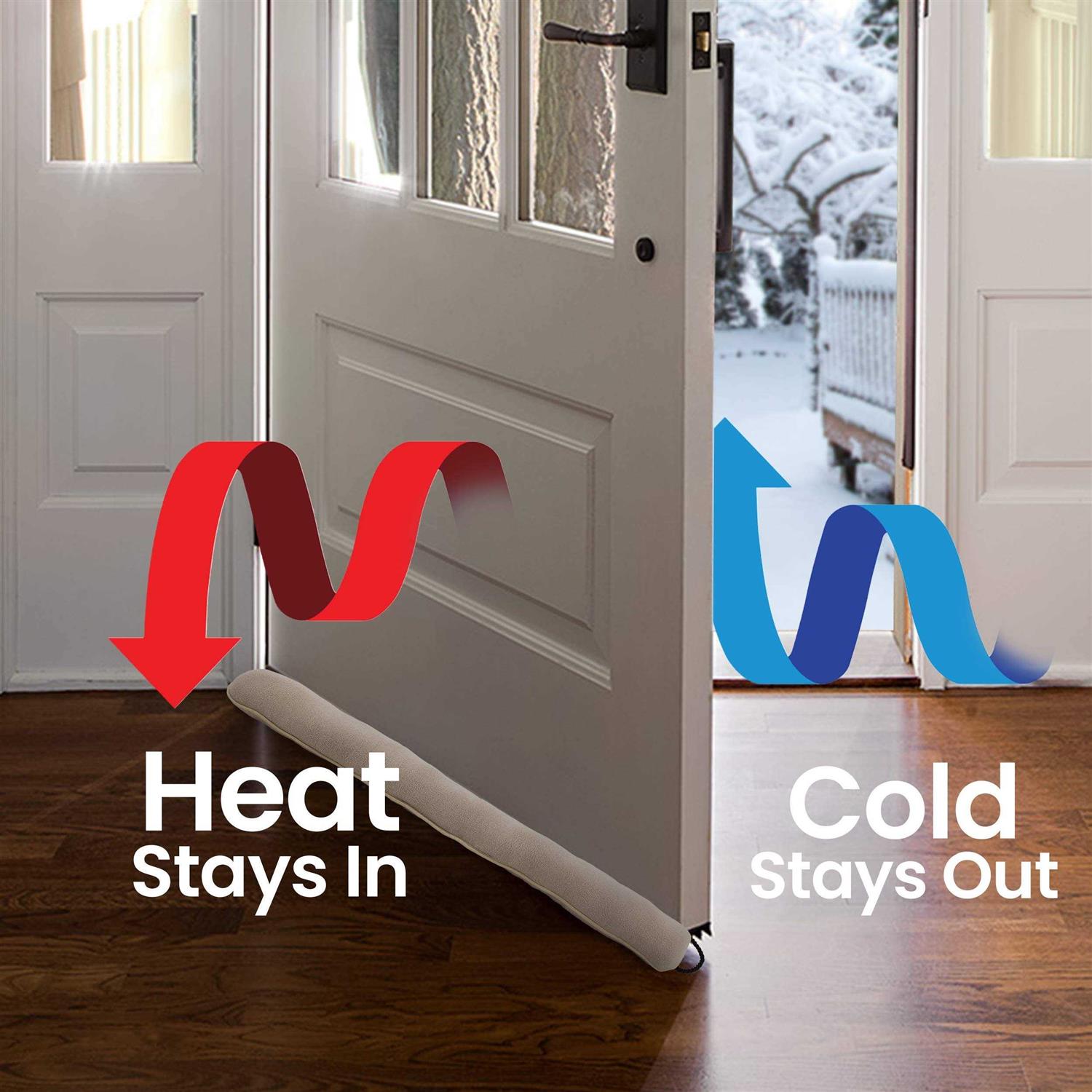 Home Intuition 3-feet Draft Stopper Cloth Seal Weather Stop - Cheap Fitting