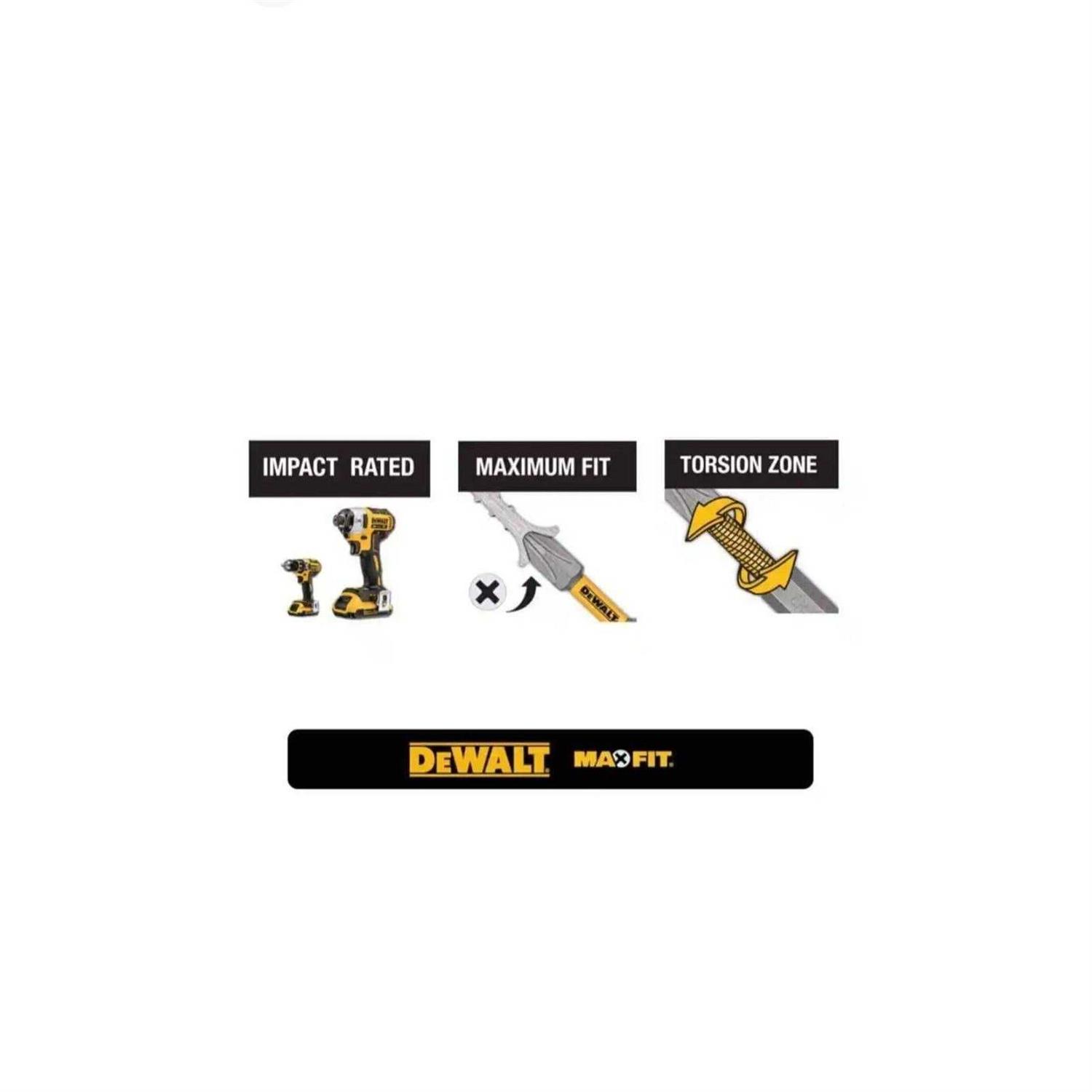 DeWalt Maxfit Screwdriving Set with Sleeve - Cheap Fitting