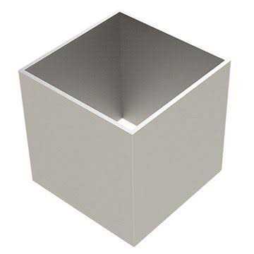 Brown Wood Products Square Metal Sleeve for Square Legs - Cheap Fitting