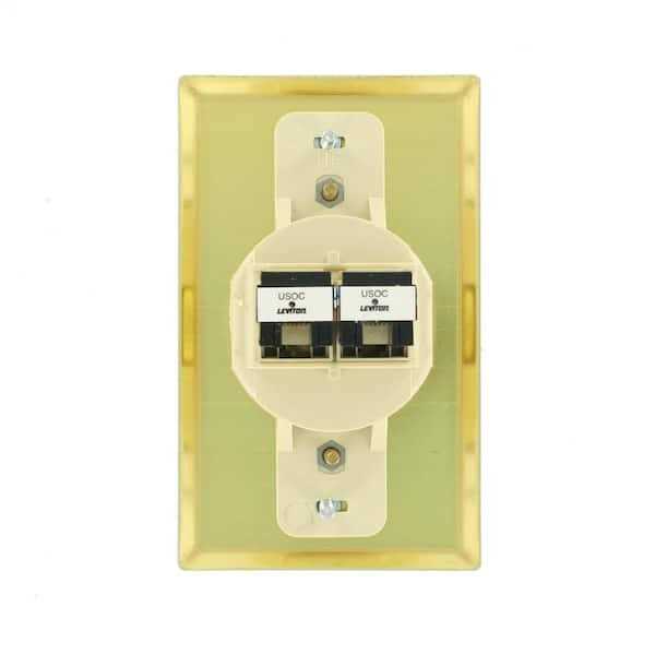 Leviton 41652 QuickPort Floor Jack Assembly - Cheap Fitting